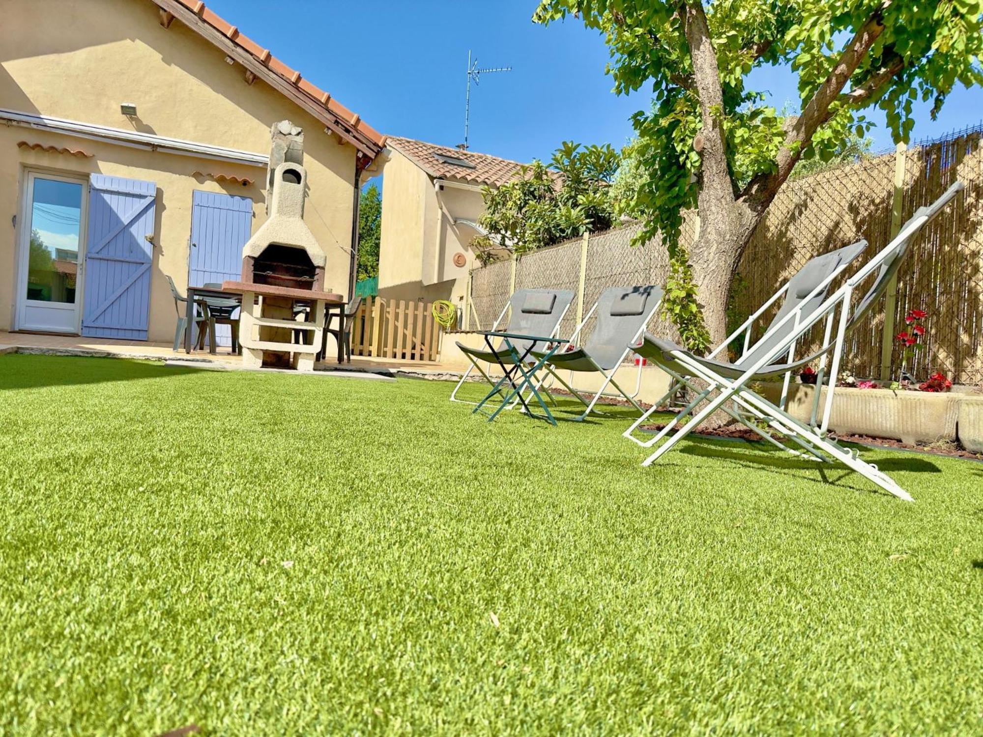 Maison Confort & Silence, Jardin & Barbecue Marseille Bagian luar foto